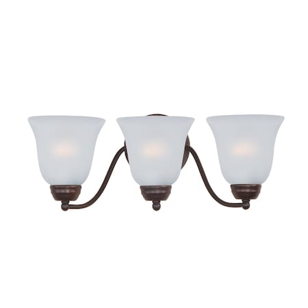 Maxim Lighting Basix 3-Light Bath Vanity 2122FTOI